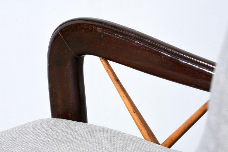 2er-Set elegante Armsessel von Paolo Buffa, Italien 1940er Jahre - 1