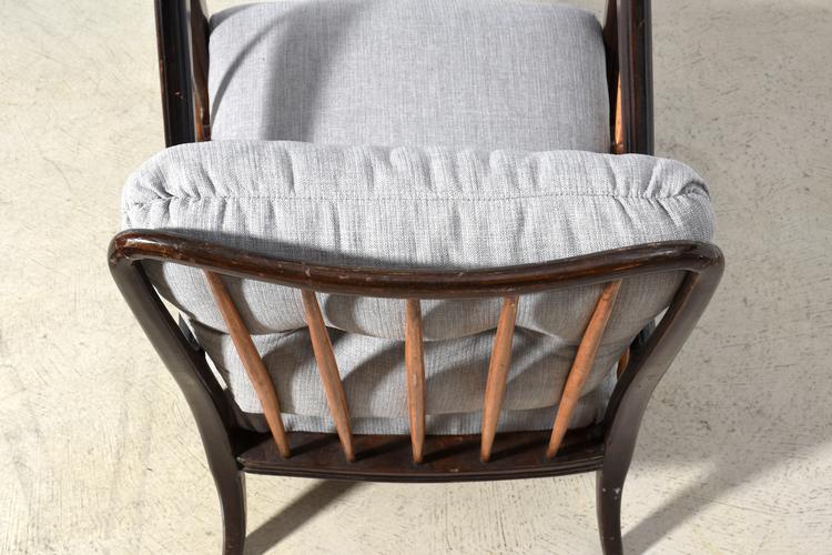 2er-Set elegante Armsessel von Paolo Buffa, Italien 1940er Jahre - 0