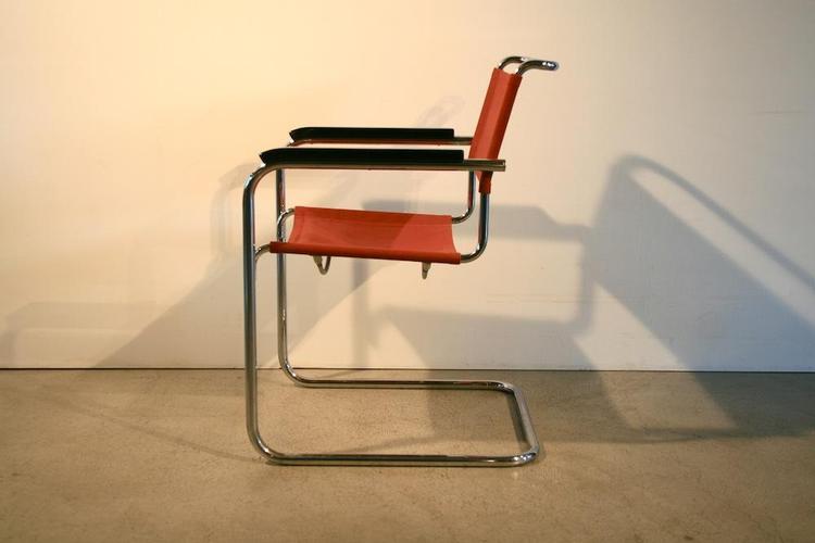Freischwinger B34 von Marcel Breuer für Thonet