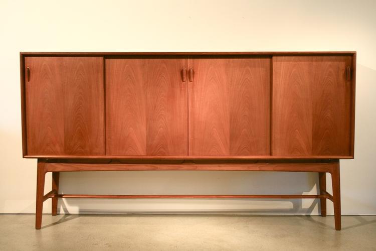 Highboard aus Teakholz von Svend Aage Madsen