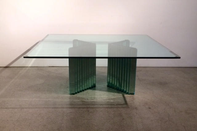Lounge Glastisch Supercalifo von Luigi Galotti