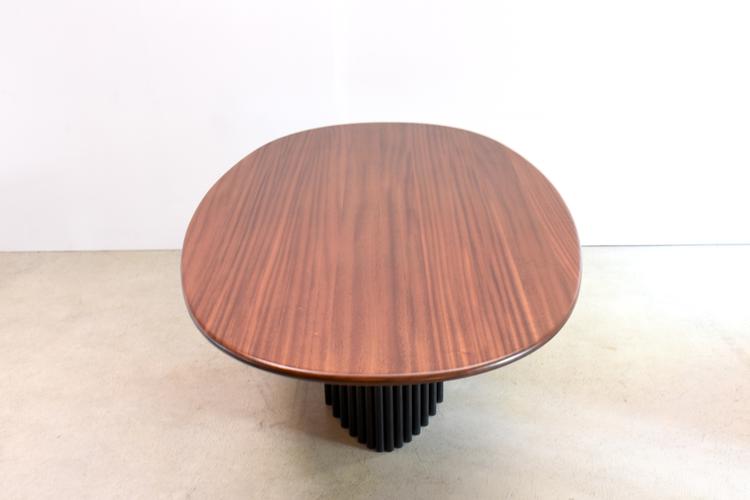 Mahagoni Ess- oder Konferenztisch von Röthlisberger für Theo Jakob - 1