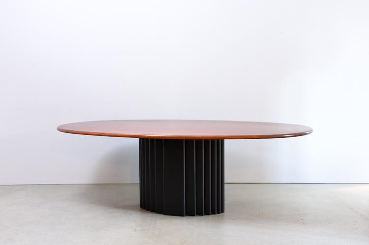 Mahagoni Ess- oder Konferenztisch von Röthlisberger für Theo Jakob