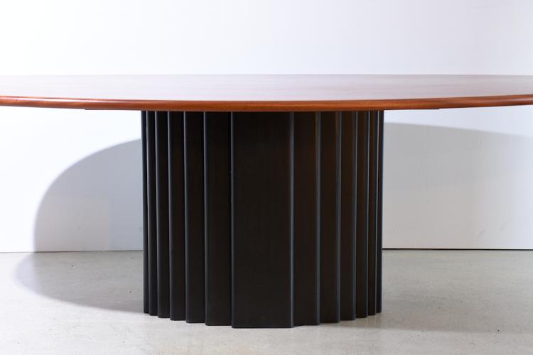 Mahagoni Ess- oder Konferenztisch von Röthlisberger für Theo Jakob - 4