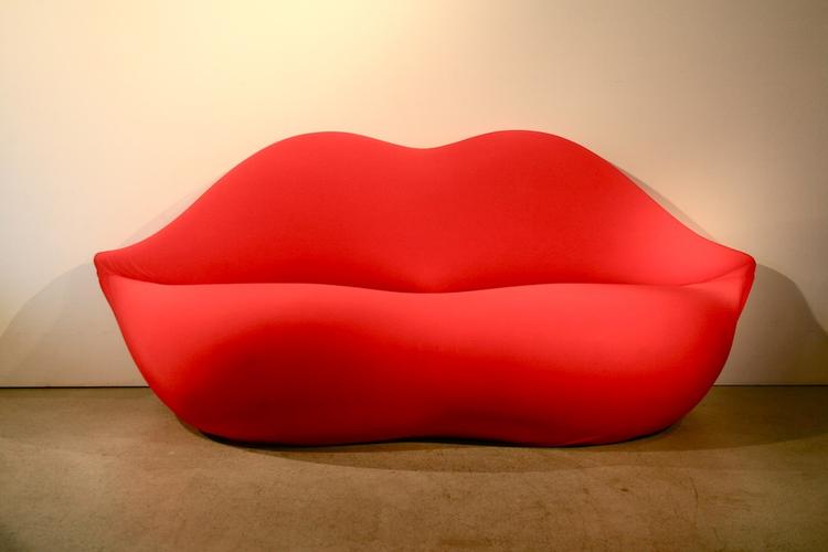 Pop Art - Sofa `Bocca` von Studio 65 für Gufram