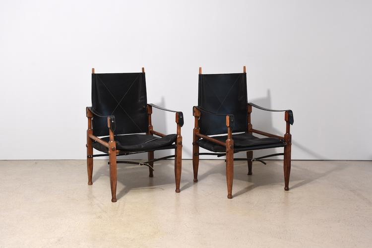 Safari Chair von Wilhelm Kienzle für Wohnbedarf, 1950er Jahre,