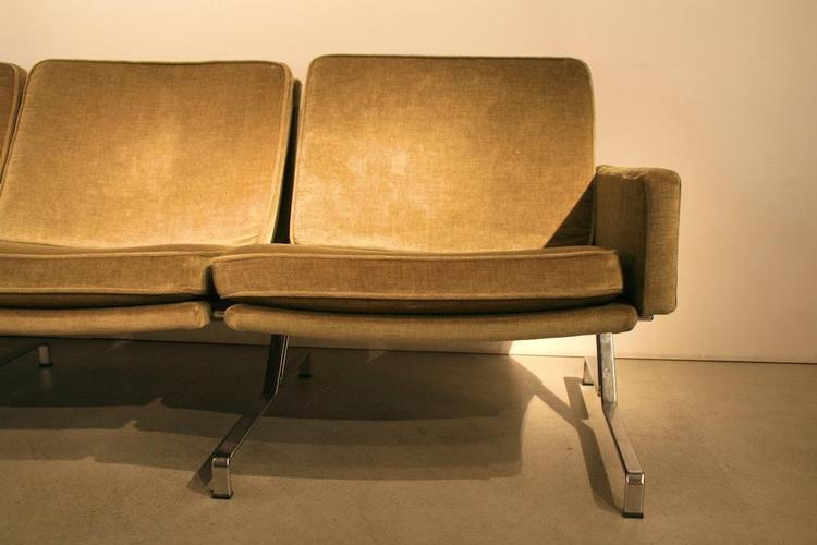 Sofa von Preben Fabricius & Jorgen Kastholm, 1960er