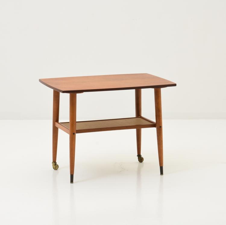 Teakholz-Beistelltischchen, 1960er Jahre Schweden